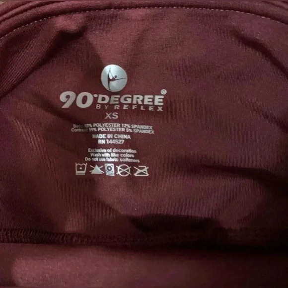 NEW 90 DEGREE BY  REFLEX LEGGINGS : XS - Picture 3 of 7